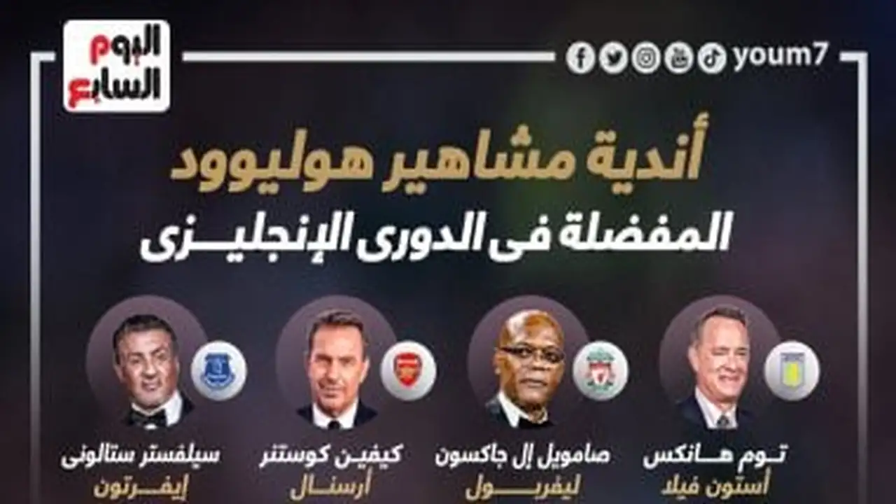 من السينما إلى المدرجات.. فرق مشاهير هوليوود المفضلة بالدوري الإنجليزي